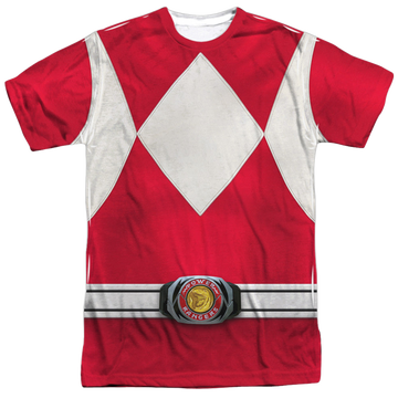 Mighty Morphin Power Rangers Red Ranger - Men's All-Over Print T-Shirt Men's All-Over Print T-Shirt Power Rangers   