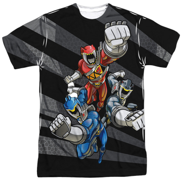 Power Rangers Dino Charge Lets Bolt - Men's All-Over Print T-Shirt Men's All-Over Print T-Shirt Power Rangers   