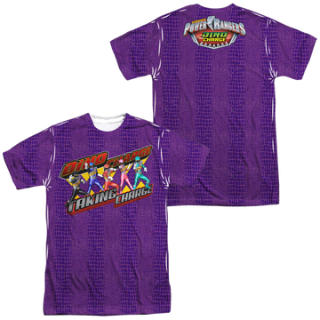 Power Rangers Dino Charge Taking Charge (Front/Back Print) - Men's All-Over Print T-Shirt Men's All-Over Print T-Shirt Power Rangers   