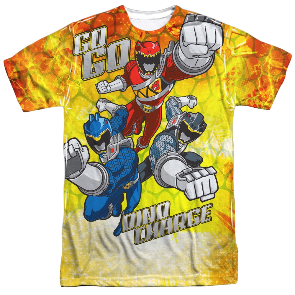 Power Rangers Dino Charge Go Go Dino Charge - Men's All-Over Print T-Shirt Men's All-Over Print T-Shirt Power Rangers   