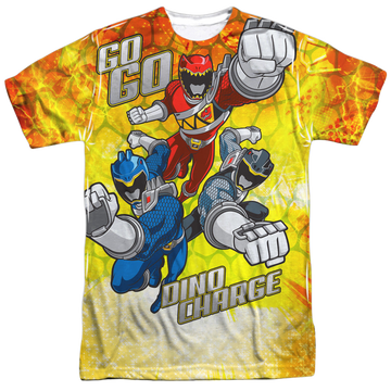 Power Rangers Dino Charge Go Go Dino Charge - Men's All-Over Print T-Shirt Men's All-Over Print T-Shirt Power Rangers   