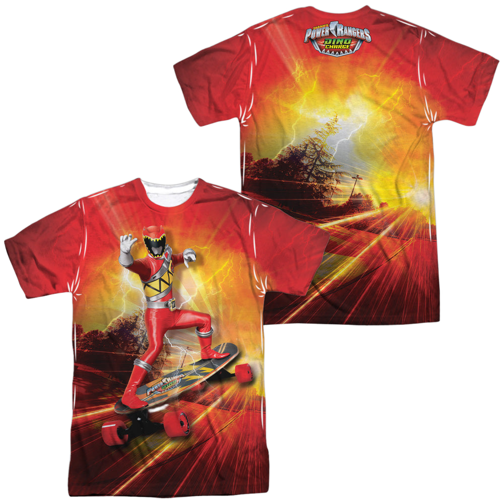 Power Rangers Dino Charge Skater (Front/Back Print) - Men's All-Over Print T-Shirt Men's All-Over Print T-Shirt Power Rangers   
