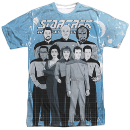 Star Trek The Next Generation Tng Comic Cast - Men's All-Over Print T-Shirt Men's All-Over Print T-Shirt Star Trek   