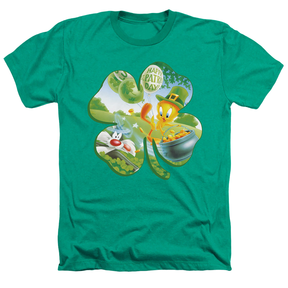 St. Patrick's Day Looney Tunes/Tweety Shamrock - Men's Heather T-Shirt Men's Heather T-Shirt St. Patrick's Day   