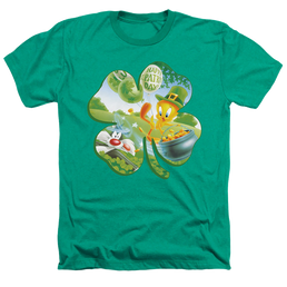 St. Patrick's Day Looney Tunes/Tweety Shamrock - Men's Heather T-Shirt Men's Heather T-Shirt St. Patrick's Day   