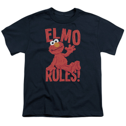 Sesame Street Elmo Rules - Youth T-Shirt Youth T-Shirt (Ages 8-12) Sesame Street   