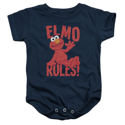 Sesame Street Elmo Rules - Baby Bodysuit Baby Bodysuit Sesame Street   