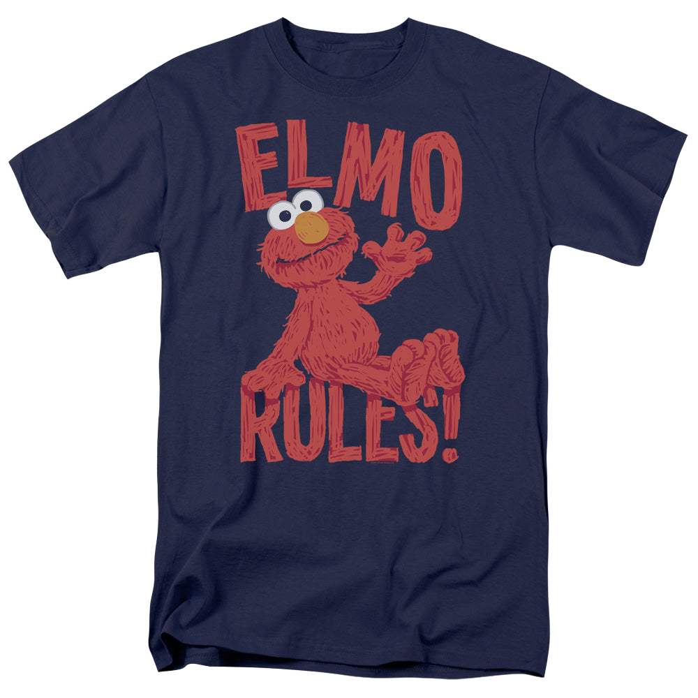 Sesame Street Elmo Rules - Men's Regular Fit T-Shirt Men's Regular Fit T-Shirt Sesame Street   