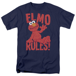 Sesame Street Elmo Rules - Men's Regular Fit T-Shirt Men's Regular Fit T-Shirt Sesame Street   