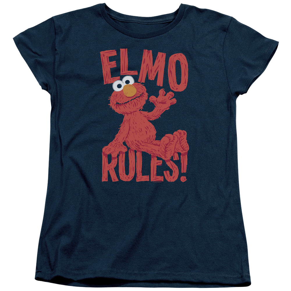 Sesame Street Elmo Rules - Women's T-Shirt Women's T-Shirt Sesame Street   