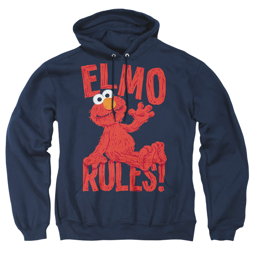 Sesame Street Elmo Rules - Pullover Hoodie Pullover Hoodie Sesame Street   