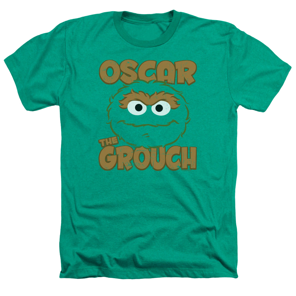 Sesame Street Oscar Sandwich - Men's Heather T-Shirt Men's Heather T-Shirt Sesame Street   