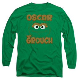 Sesame Street Oscar Sandwich - Men's Long Sleeve T-Shirt Men's Long Sleeve T-Shirt Sesame Street   