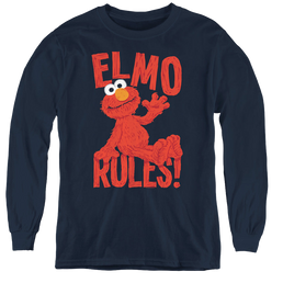Sesame Street Elmo Rules - Youth Long Sleeve T-Shirt Youth Long Sleeve T-Shirt Sesame Street   