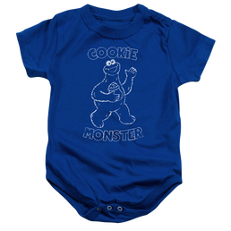 Sesame Street Simple Cookie - Baby Bodysuit Baby Bodysuit Sesame Street   
