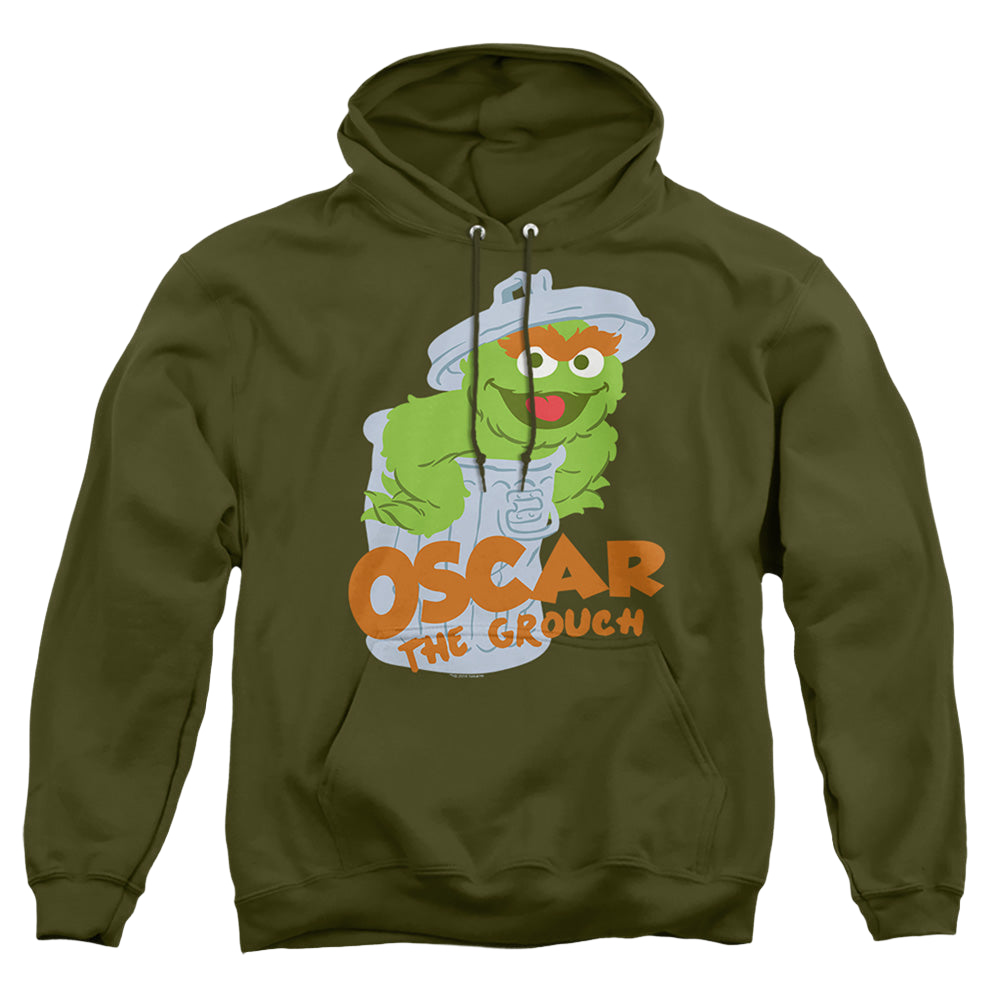 Sesame Street Flat Oscar - Pullover Hoodie Pullover Hoodie Sesame Street   