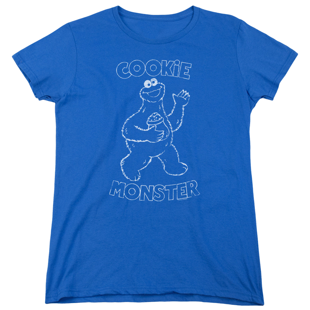 Sesame Street Simple Cookie - Women's T-Shirt Women's T-Shirt Sesame Street   