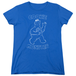 Sesame Street Simple Cookie - Women's T-Shirt Women's T-Shirt Sesame Street   