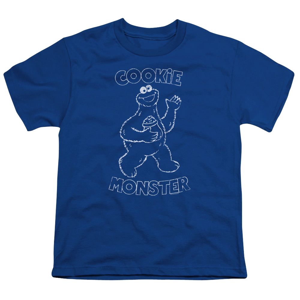 Sesame Street Simple Cookie - Youth T-Shirt Youth T-Shirt (Ages 8-12) Sesame Street   