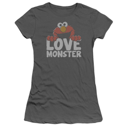 Sesame Street Love Monster - Juniors T-Shirt Juniors T-Shirt Sesame Street   
