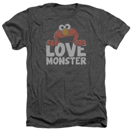 Sesame Street Love Monster - Men's Heather T-Shirt Men's Heather T-Shirt Sesame Street   