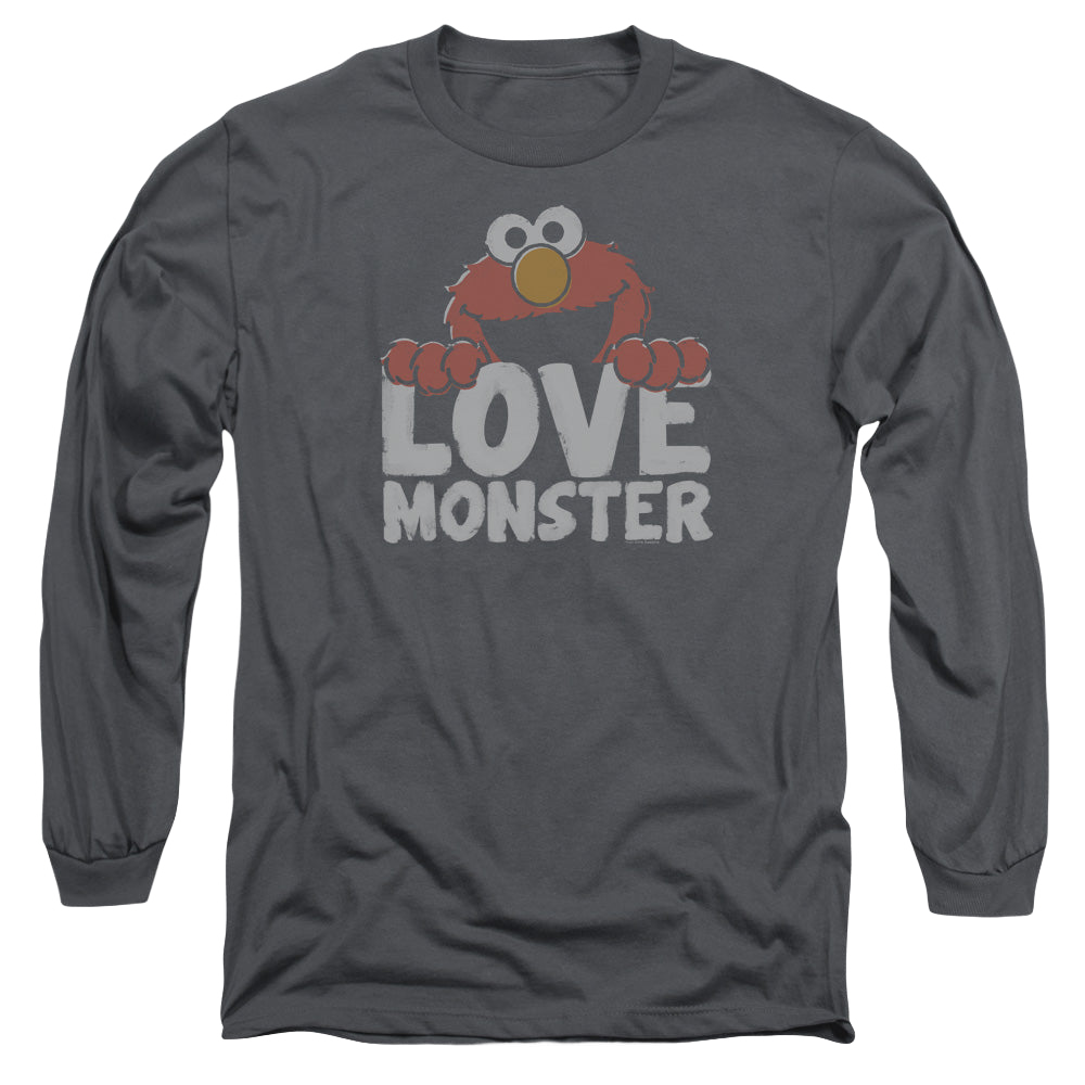 Sesame Street Love Monster - Men's Long Sleeve T-Shirt Men's Long Sleeve T-Shirt Sesame Street   