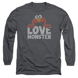 Sesame Street Love Monster - Men's Long Sleeve T-Shirt Men's Long Sleeve T-Shirt Sesame Street   