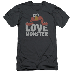 Sesame Street Love Monster - Men's Slim Fit T-Shirt Men's Slim Fit T-Shirt Sesame Street   