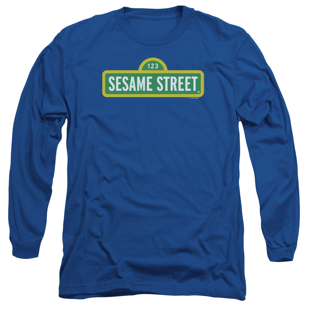 Sesame Street Logo - Men's Long Sleeve T-Shirt Men's Long Sleeve T-Shirt Sesame Street   