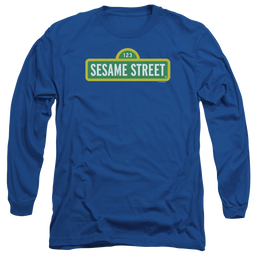 Sesame Street Logo - Men's Long Sleeve T-Shirt Men's Long Sleeve T-Shirt Sesame Street   