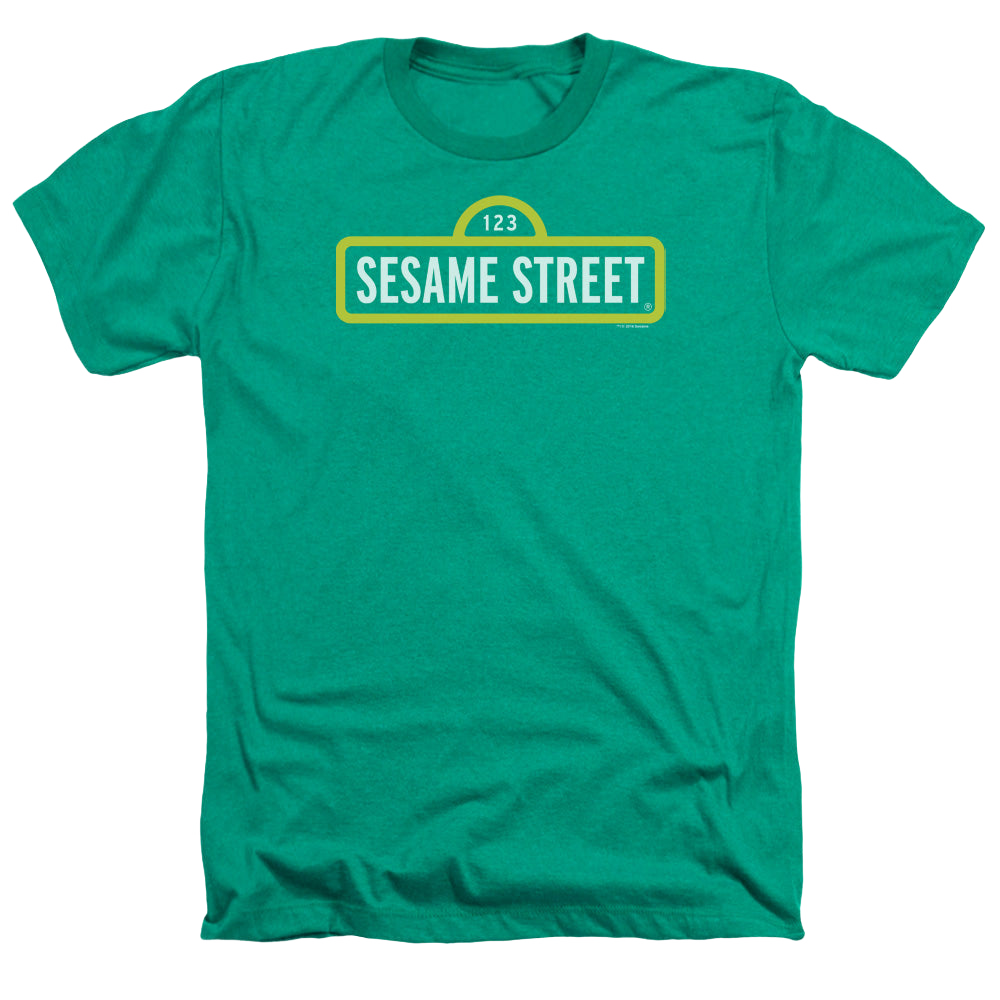 Sesame Street Logo - Men's Heather T-Shirt Men's Heather T-Shirt Sesame Street   