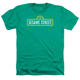 Sesame Street Logo - Men's Heather T-Shirt Men's Heather T-Shirt Sesame Street   