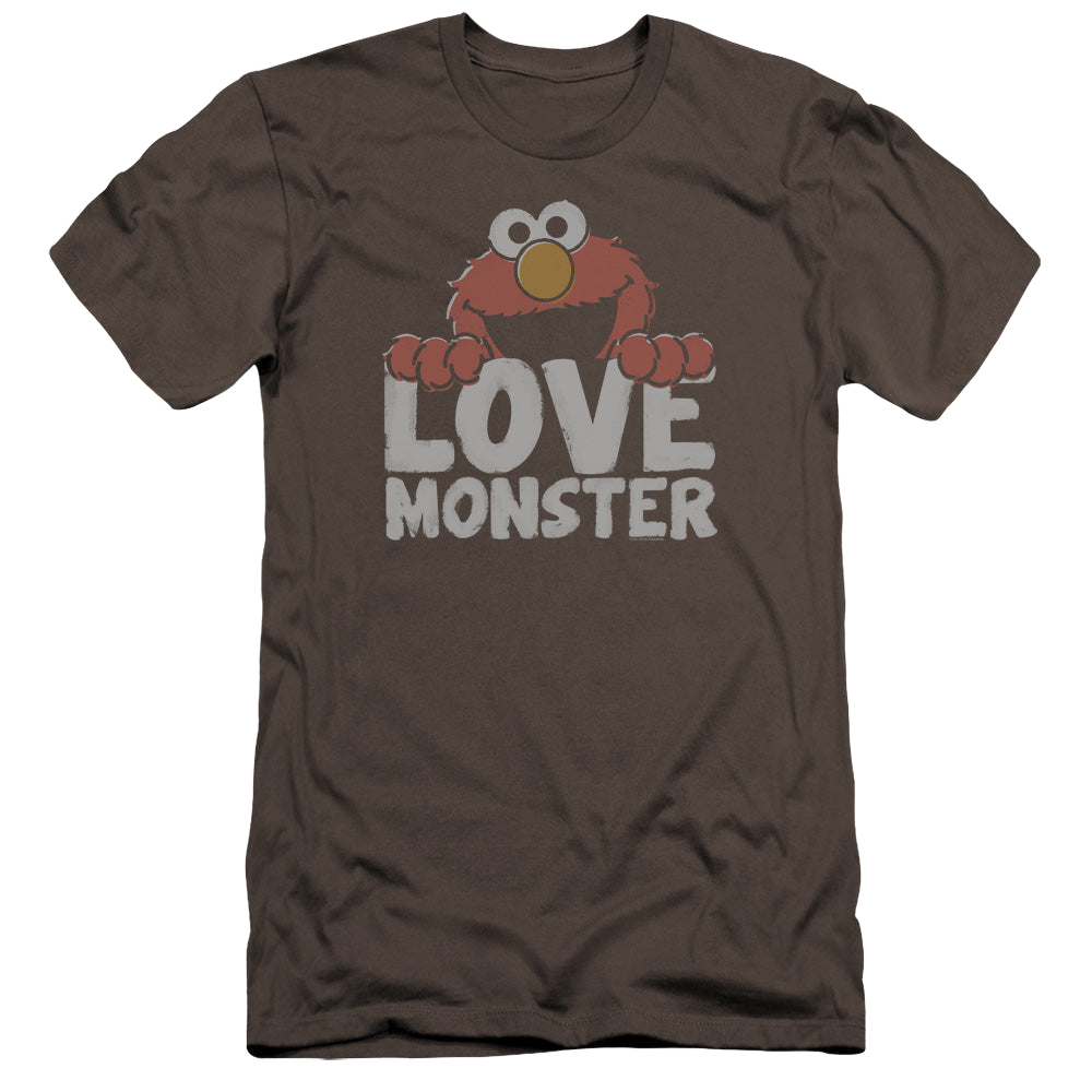 Sesame Street Love Monster - Men's Premium Slim Fit T-Shirt Men's Premium Slim Fit T-Shirt Sesame Street   