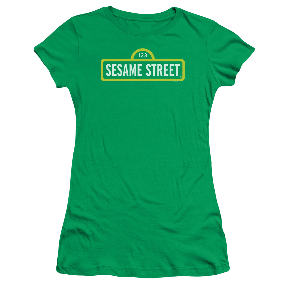 Sesame Street Logo - Juniors T-Shirt Juniors T-Shirt Sesame Street   