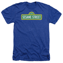 Sesame Street Logo - Men's Heather T-Shirt Men's Heather T-Shirt Sesame Street   