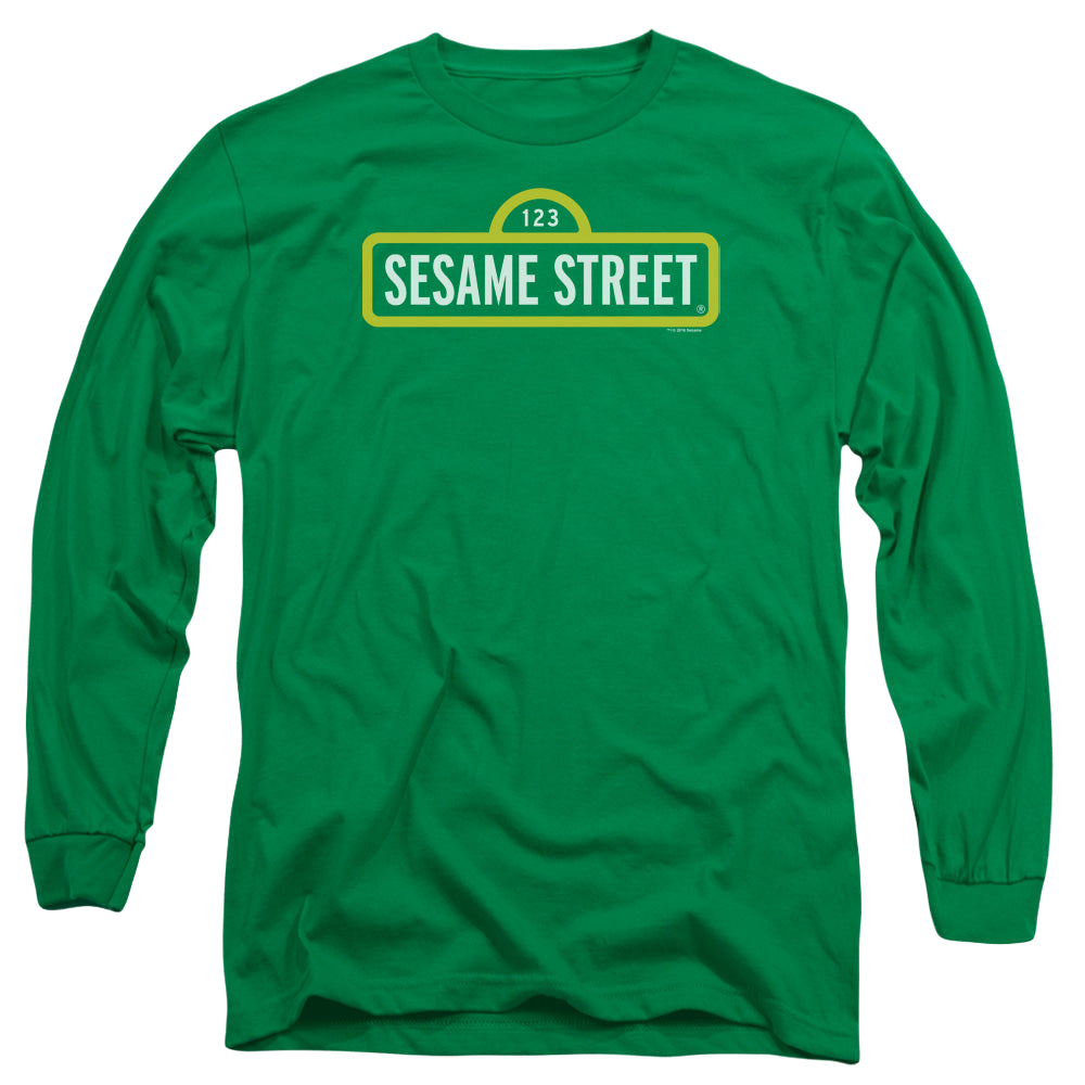 Sesame Street Logo - Men's Long Sleeve T-Shirt Men's Long Sleeve T-Shirt Sesame Street   