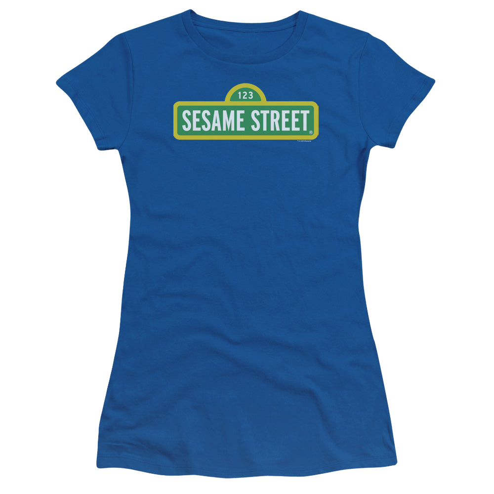 Sesame Street Logo - Juniors T-Shirt Juniors T-Shirt Sesame Street   