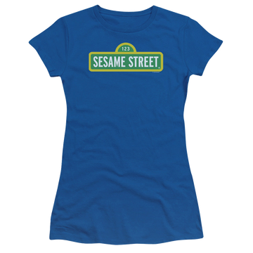 Royal juniors t-shirt with Sesame Street Logo graphic