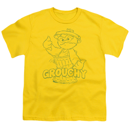 Sesame Street Grouchy - Youth T-Shirt Youth T-Shirt (Ages 8-12) Sesame Street   