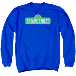 Sesame Street Logo - Men's Crewneck Sweatshirt Men's Crewneck Sweatshirt Sesame Street   