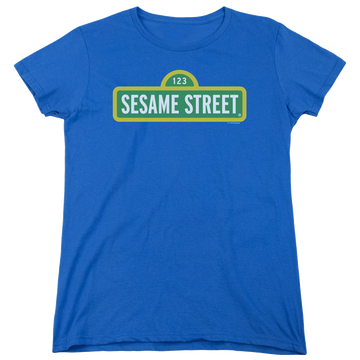 Royal women's t-shirt with Sesame Street Logo graphic