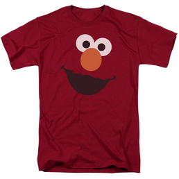 Sesame Street Elmo Face - Men's Regular Fit T-Shirt Men's Regular Fit T-Shirt Sesame Street   