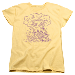 Sesame Street Simple Street - Women's T-Shirt Women's T-Shirt Sesame Street   
