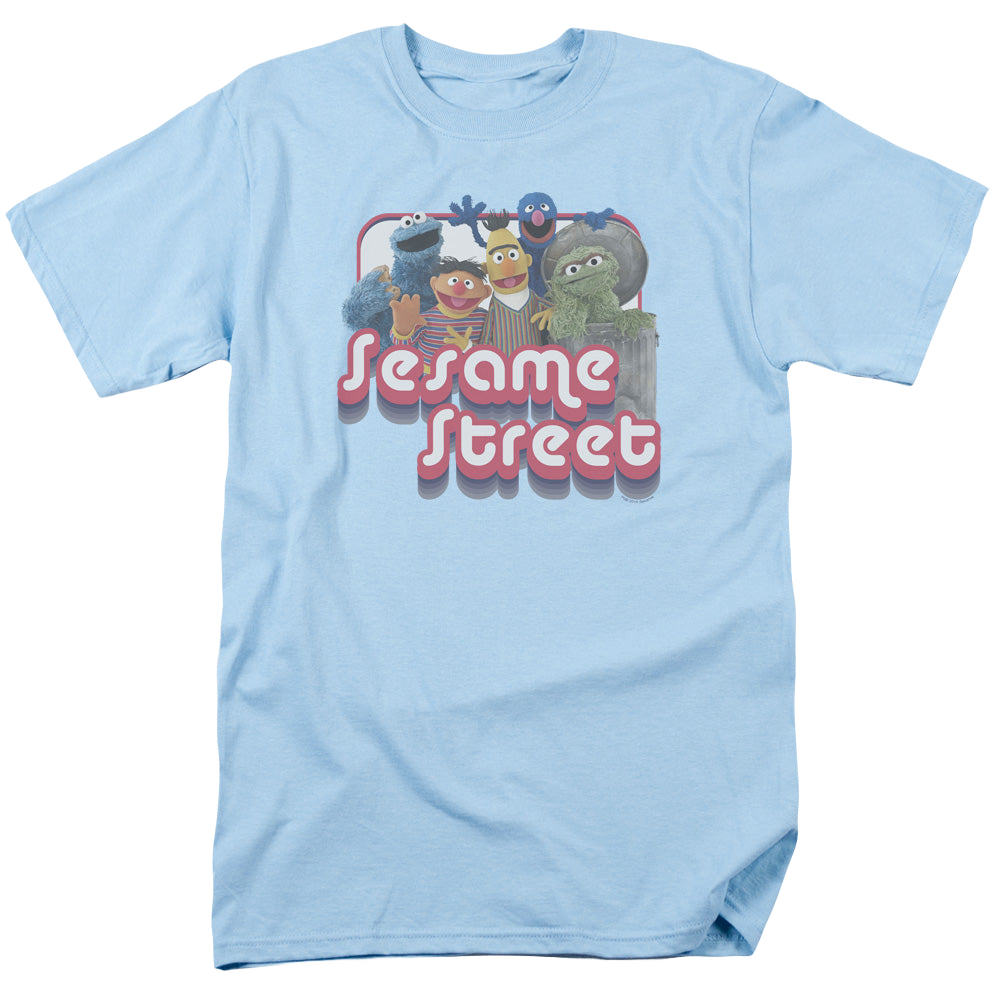 Sesame Street Groovy Group - Men's Regular Fit T-Shirt Men's Regular Fit T-Shirt Sesame Street   