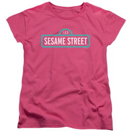 Sesame Street Alt Logo - Women's T-Shirt Women's T-Shirt Sesame Street   