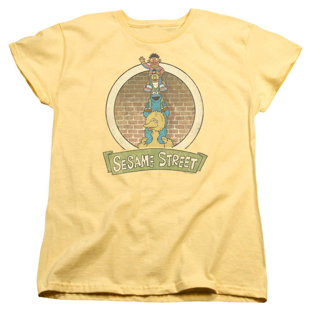 Sesame Street Stacked Group - Women's T-Shirt Women's T-Shirt Sesame Street   