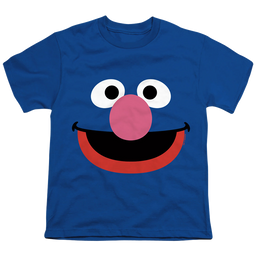 Sesame Street Grover Face - Youth T-Shirt Youth T-Shirt (Ages 8-12) Sesame Street   