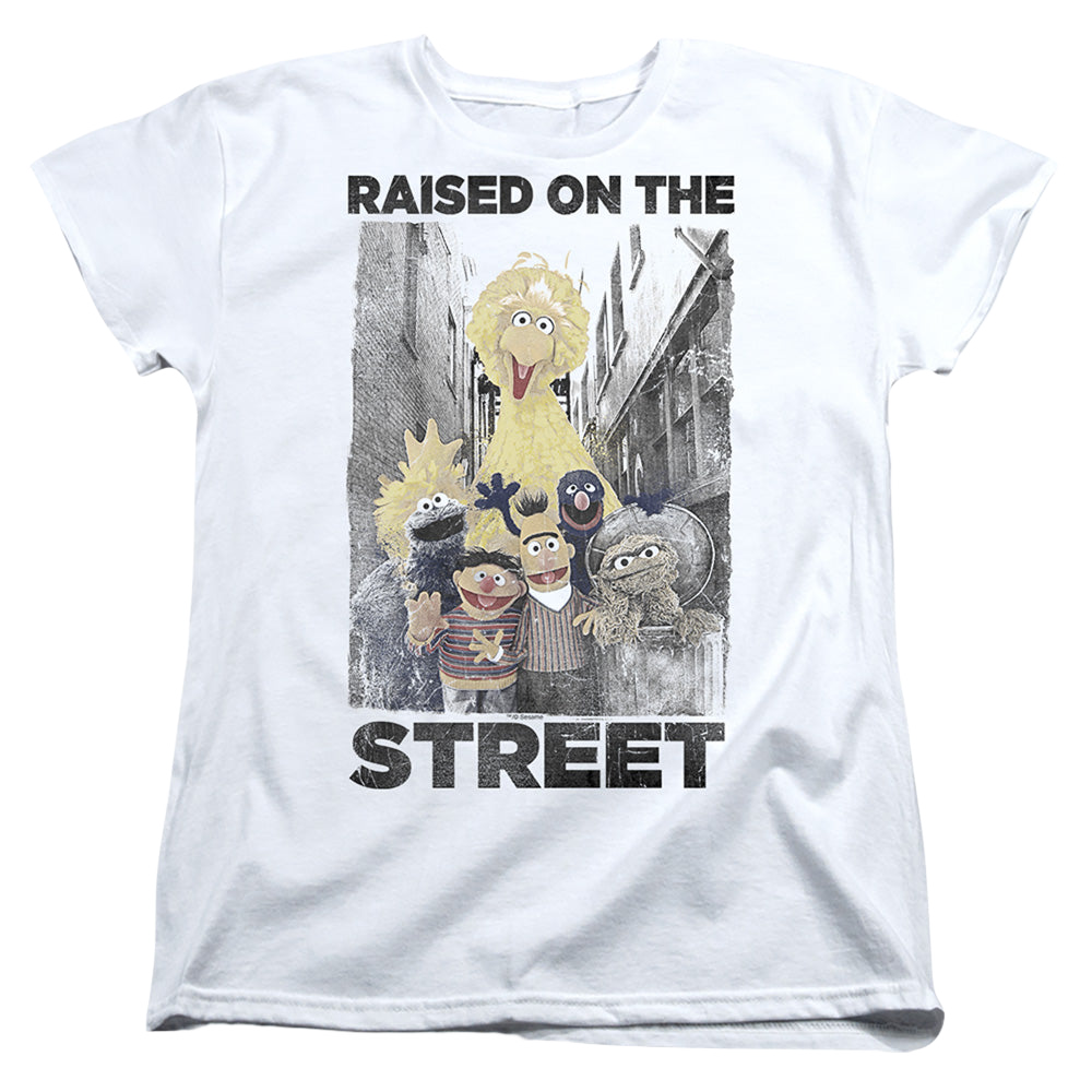 Sesame Street Raised On The Streets - Women's T-Shirt Women's T-Shirt Sesame Street   