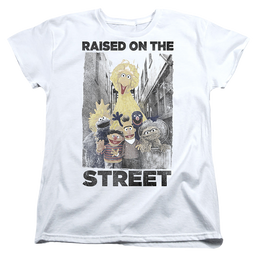 Sesame Street Raised On The Streets - Women's T-Shirt Women's T-Shirt Sesame Street   