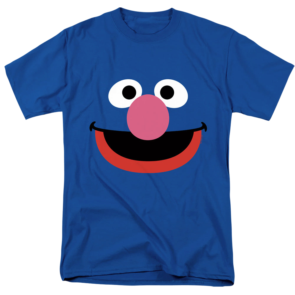 Sesame Street Grover Face - Men's Regular Fit T-Shirt Men's Regular Fit T-Shirt Sesame Street   